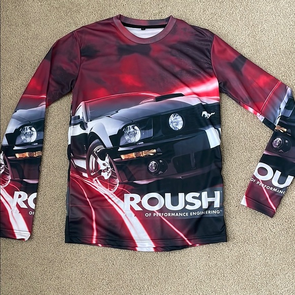 Other - Roush Mustang Performance Long Sleeve Shirt - Red and Black